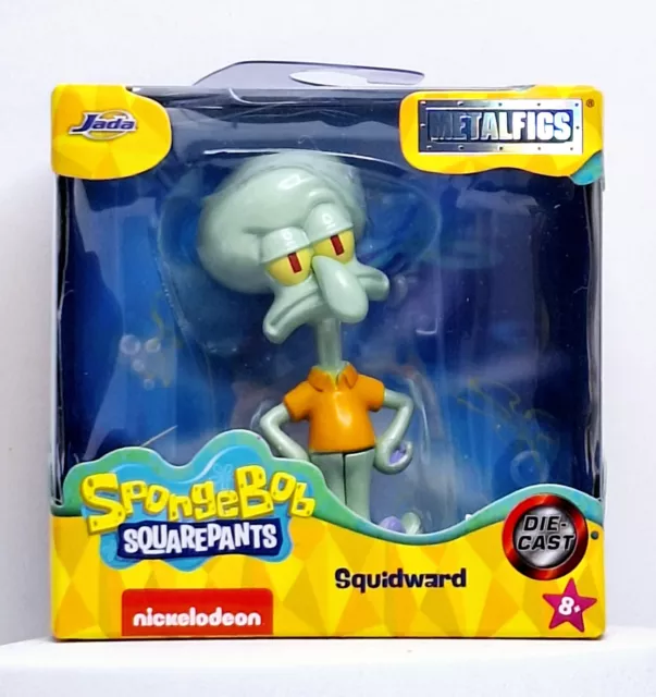 NICKELODEON SPONGEBOB SQUAREPANTS Squidward Metalfigs (2024) DieCast