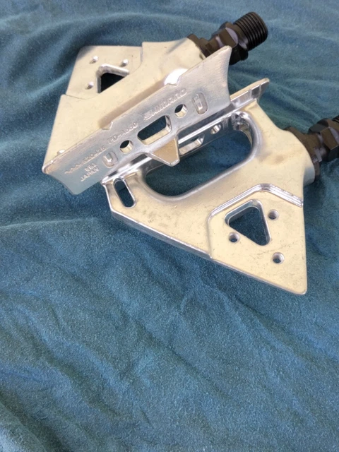 Pédales Shimano Light Action PD-A550 - Vintage Années 80/90 - Pour Vélo De Route - À Tige (quill) - Neuf Ancien Stock