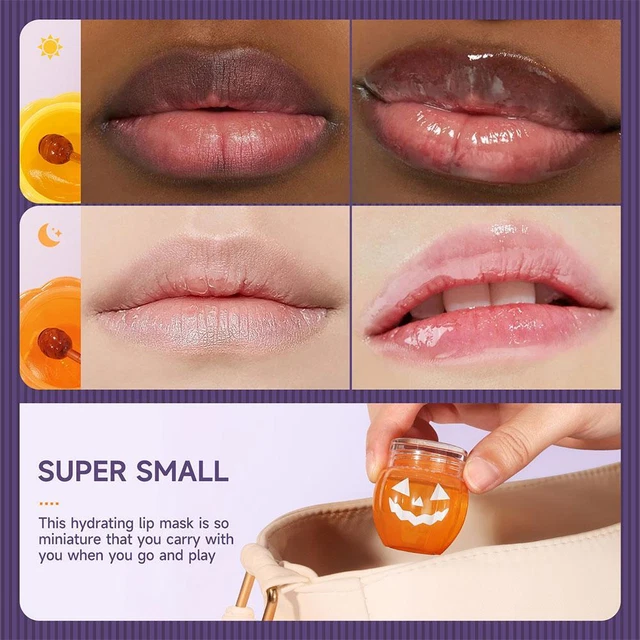 Honey & Pumpkin Lip Balm,Nourishing & Moisturizing Lip Mask Night And Day W8F6