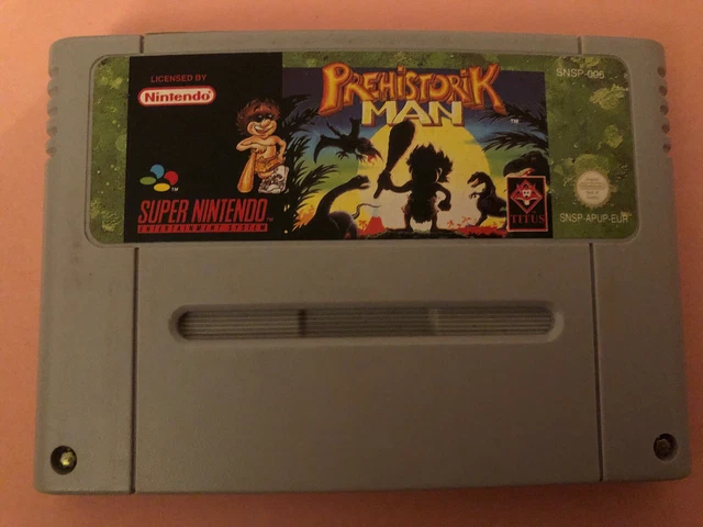 Prehistorik Man Super Nintendo SNES Jeu Seul Pal EUR