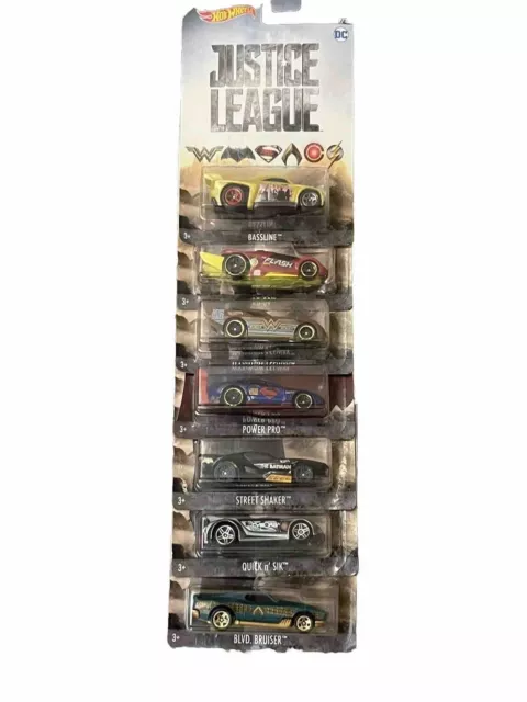 Hot Wheels DC Justice League Set of 7 from 2017 2