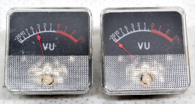 Two VU Meters