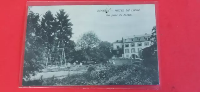 CPA - Esneux - Hôtel de Liège Vue prise du jardin 1907