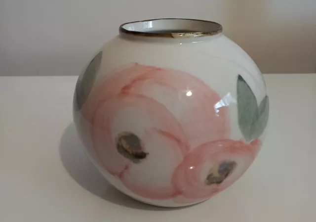 Vintage Robert Gordon Australia Pottery Ceramic Orchard Blossom Vase