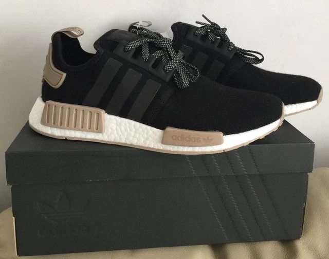 ADIDAS NMD R1 Wool Black/White/Trace Khaki (Cq0760) Men Trainers Various  Sizes 156.69 - PicClick UK