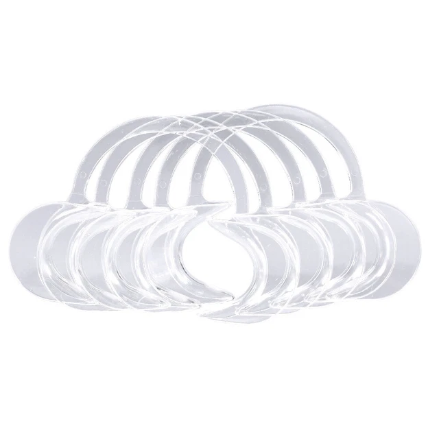 10pcs Disposable Teeth Whitening Mouth Opener Cheek Dental C-type Retractor HPT