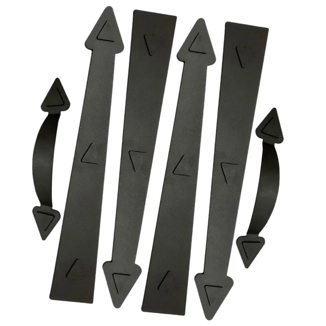 Decoraciones Para Uñas Juego de Hardware Magnético Para Garajes Black