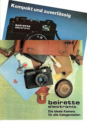 Folleto BEIRETTE ELECTRONIC cámara folleto de 1984 Meritar (Y4617