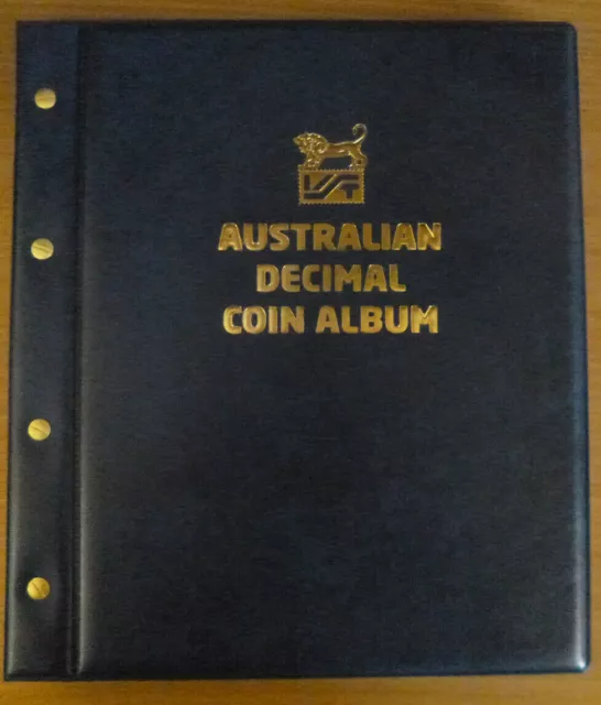 VST AUSTRALIAN DECIMAL BLUE COIN ALBUM 1966 to 2023 for CIRCULATION COINS