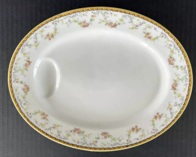 Theodore Haviland Limoges Spa Oval Serving Platter 11” France Circa 1903