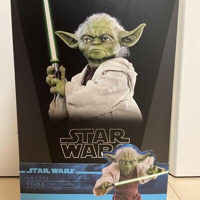 Hot Toys Yoda Figure Star Wars Episode II Attack of the Clones Movie Masterpiece