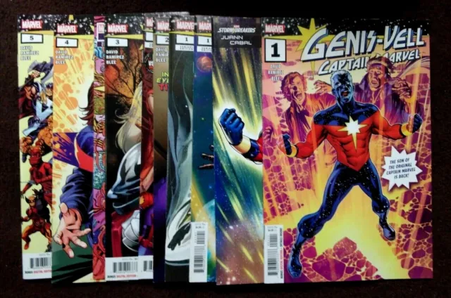 Genis-Vell Captain Marvel #1-5 Marvel Comic Series W/ Variants Pick & Choose