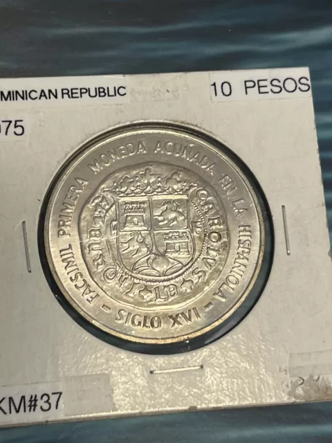 10 pesos República Dominicana 1974