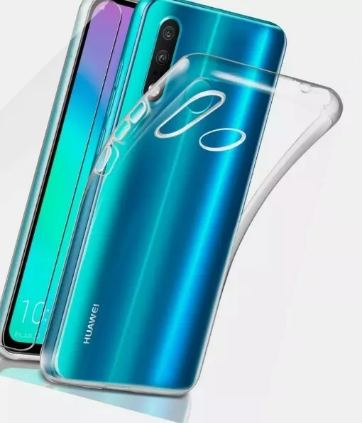 Leathlux Coque Huawei P30 Lite Transparente Silikon Hülle