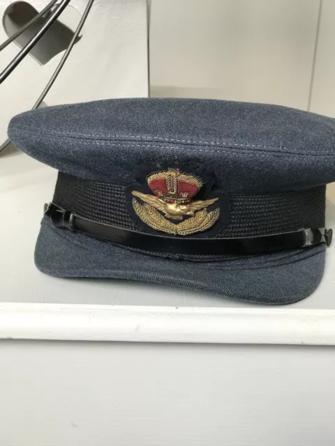 Original WW2 RAF Officer's Peaked Cap Hat