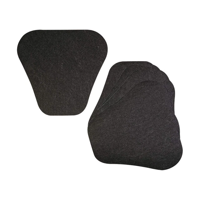 PIG GRP7001-BK Urinal Mat,Black,Unscented,17 in,PK6