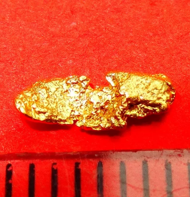 XXL GOLDNUGGET 7 mm Goldnuggets Nugget Barren Gold Nuggets Geschenk Geburtstag