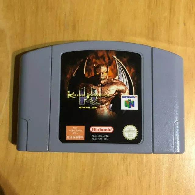 N64 Nintendo 64 Game HONG KONG VARIANT - Killer Instinct Gold