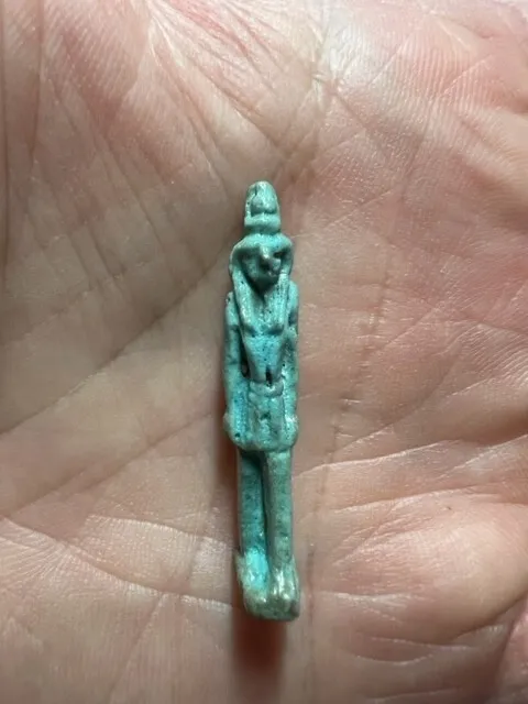 Rare Ancient Egyptian Amulet of Monthu - Quality++ (Ex-London Collector)