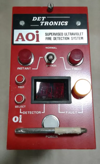 Det Tronics AOI Supervised Ultraviolet Fire Detection System R7302B 1030 #214TW