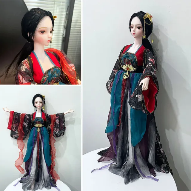 1/3 Dolls 60cm BJD Girl Doll Removable Clothes Full Set Ancient Outfits DIY Toy