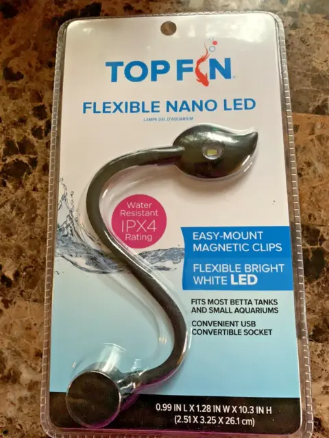Top Fin Nano Led Aquarium Light Flexible Fish Tank Light Style - IPX4