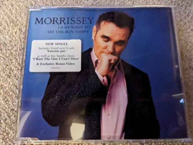 Morrissey - I Just Want To See The Boy Happy -enhanced CD Single 2006 Attack Rec