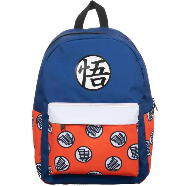 Dragon Ball Z Goku Super Saiyan Kids Student Laptop School Backpack