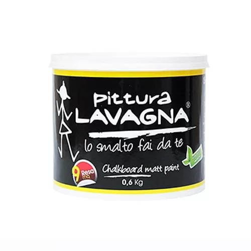 Vernice Pittura Lavagna Originale Jumbo Kg 0,600 Colore Avorio Ral 1013 (8 Mq)