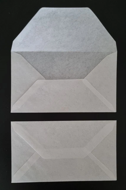 100 Fogli Di Pergamena Pre-Piegata - Per Inviti, Biglietti E Calligrafia