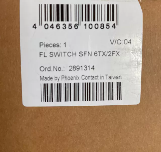 Phoenix Contact - Industrial Ethernet Switch - FL SWITCH SFN 6TX/2FX
