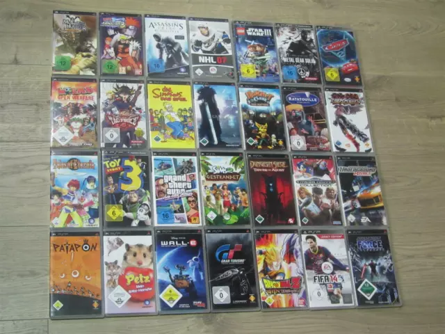 PSP Games Selection Gran Turismo, GTA, Need for Speed, Harry Potter, Star Wars
