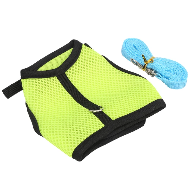 Pet Mesh Traction Harness Brust Zurück Mit Leine Für Kaninchen Guinea Pig Pet Su