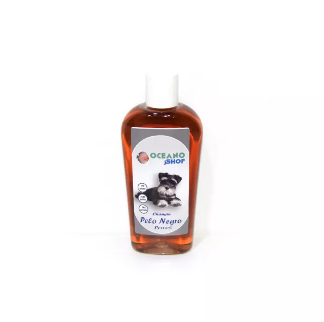 Champu Perro De Pelo Negro 250 Ml Oceanoshop Claridad Brillo Suavidad Matizar