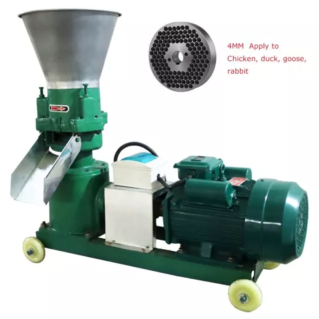 220V Animal Pellet Mill Machine Feed Granulator Machine Pellet Making Machine4MM