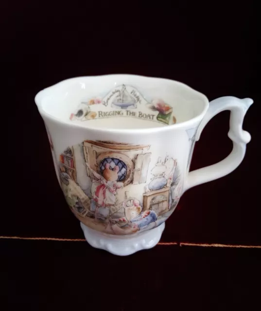 Brambly Hedge Royal Doulton, Becher, Mug, "Rigging the Boat", I. Wahl, rar