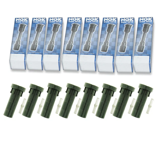 8 pcs NGK Ignition Coil Boot for 2011 Ram Dakota 4.7L V8 - Direct Spark Plug ai