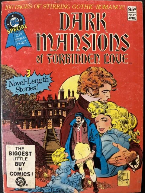 Dc Special Blue Ribbon Digest #20, Dark Mansions Of Forbidden Love 1982 Vg