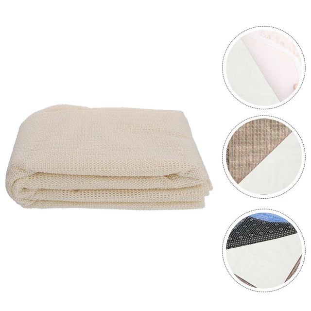 Cubierta de cojín beige para almohadilla de alfombra sin alfombra de PVC