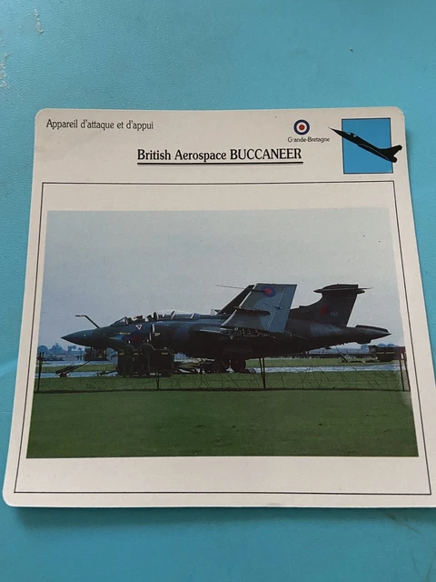 Carte Collection Appareil D’attaque Et D’appui British Aerospace BUCCANEER