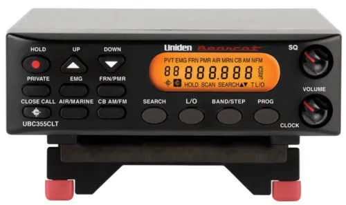 Deskop Mobile Radio Base Scanner Uniden Ubc-355Clt Aircraft Band Vhf Uhf 2M