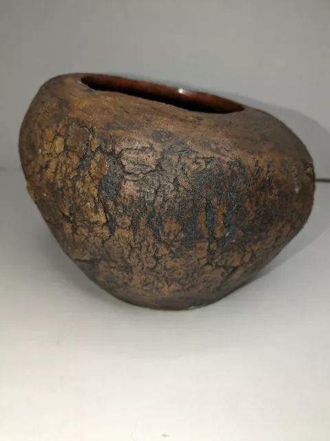 Raku Clay Pottery Sodium Hand Thrown Vase