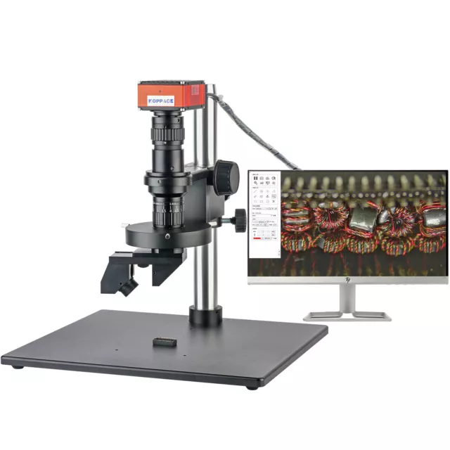 KOPPACE 20X-170X Magnification 2D/3D Microscope 360°Rotation 2K HD Imaging