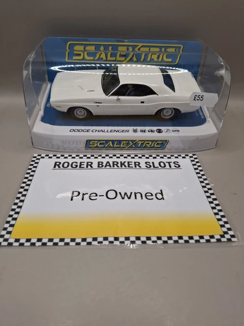 SCALEXTRIC C3935 DODGE Challenger White Road 1 32 Slot Car Racing 55.00 PicClick UK