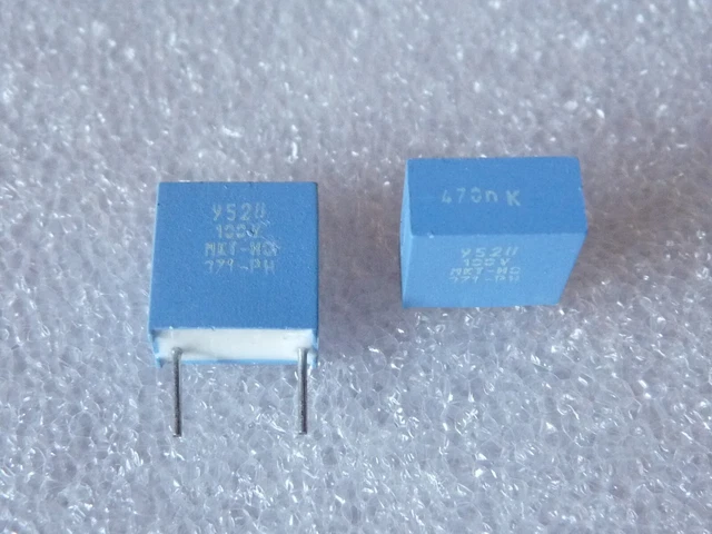 Moteur M47 Lot De 10 - Condensateur 250v DC 470nF 0.47µF 0.47MF 10