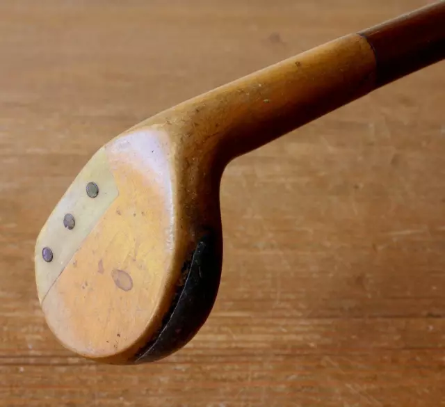 Antique Sunday Stick. Wooden Golf Club Walking Stick Cane. c1900