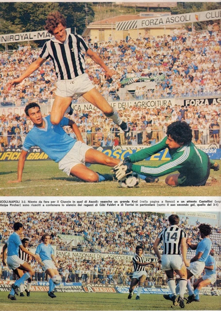 Poster-echipa de fotbal - ASCOLI (Italia) sezonul 1985/1986 | Okazii.ro