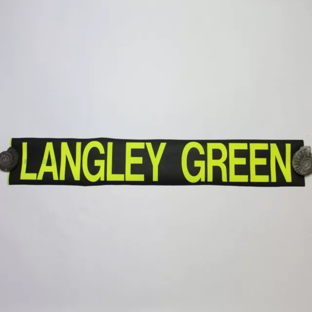 Langley Green Bus Jalousie Ziel Vintage 1994 Birmingham Midland Rot