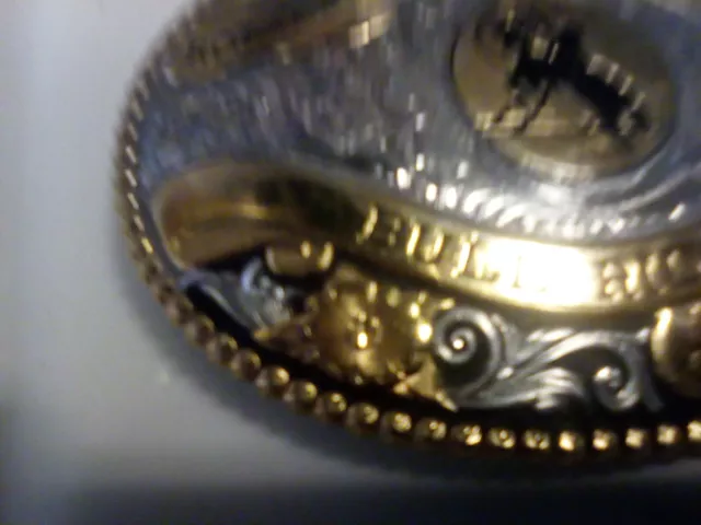 CHAMPION BULL RIDING Rodeo Belt Buckle $120.00 - PicClick