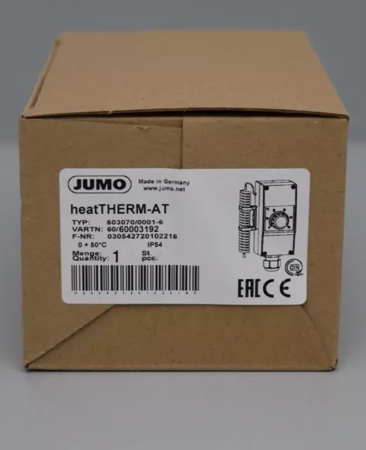 Jumo TR-60/60003192 Temperaturregler 0 bis 50 °C NEU inkl. Rechnung mit MwSt